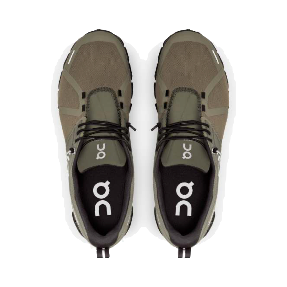 Top-down view of On Cloud 5 Waterproof Sneaker for men.