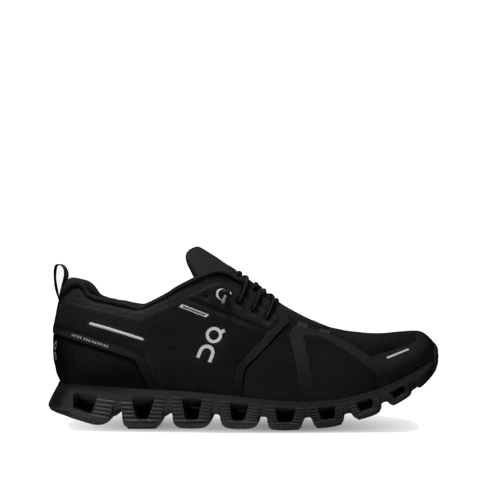 Side (right) view of On Cloud 5 Waterproof Sneaker for men.