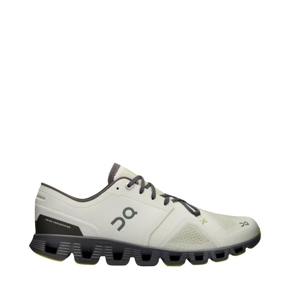 Side (right) view of On Cloud X3 for men.