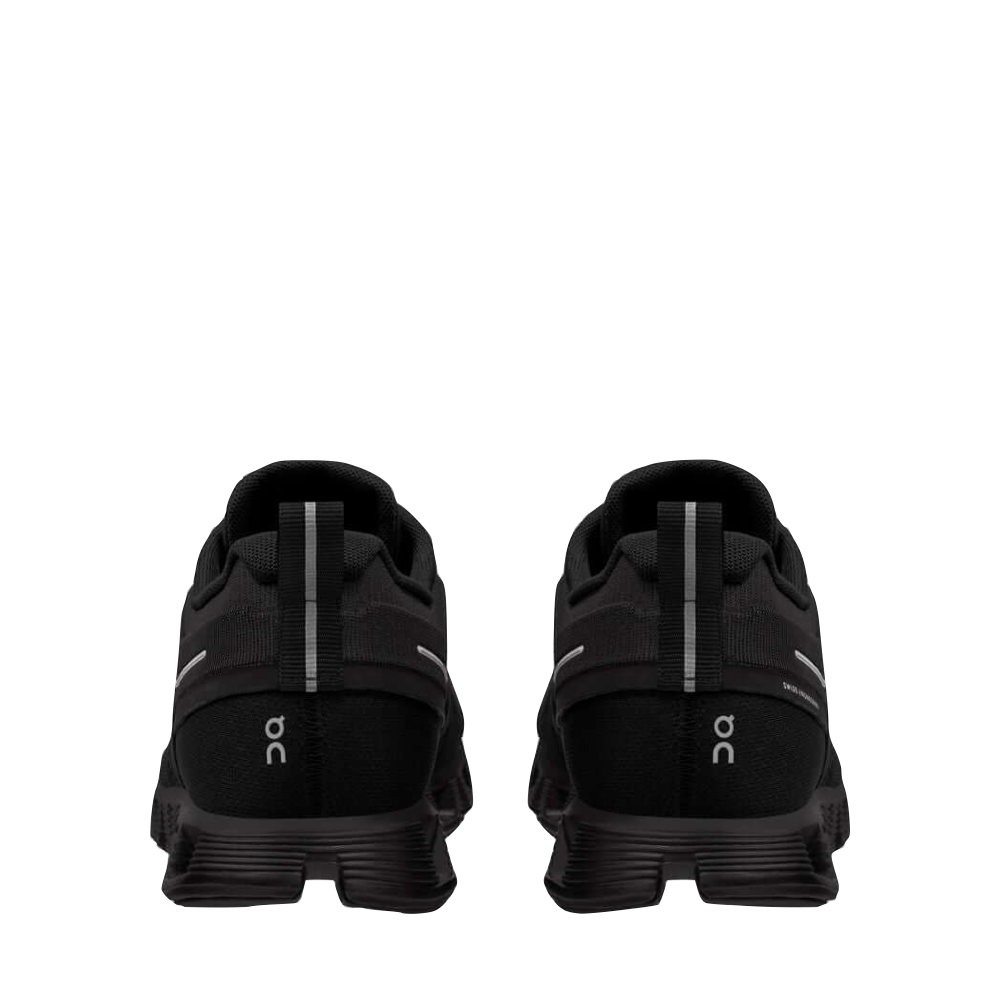 Back view of On Cloud 5 Waterproof Sneaker for women.