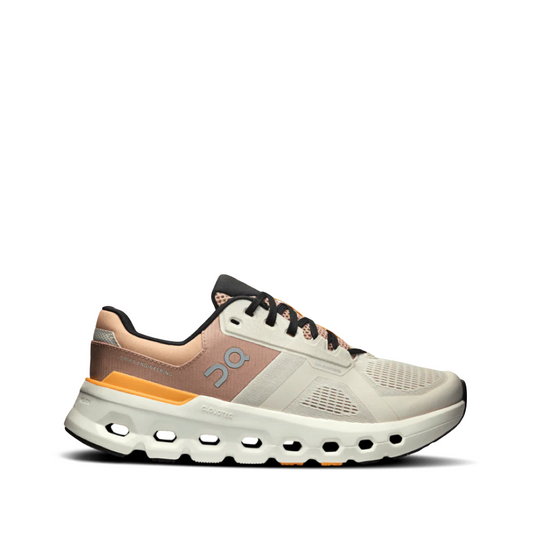 Side (right) view of On Cloudrunner 2 Sneaker for women.