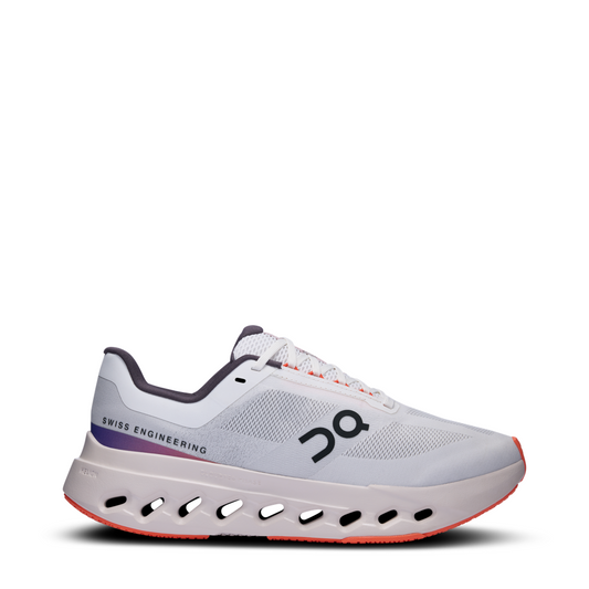 Side (right) view of On Cloudsurfer Next Sneaker for women.