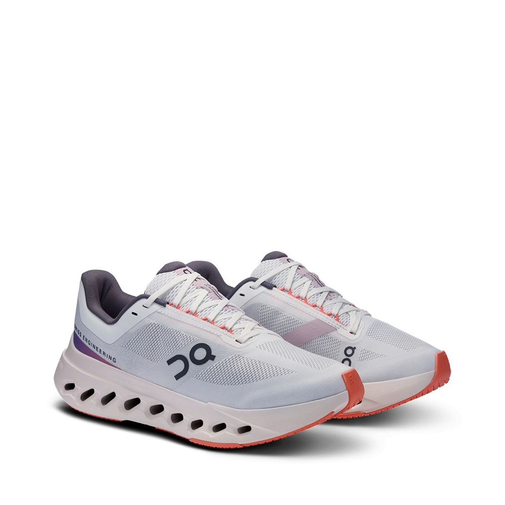 Mudguard and Toe view of On Cloudsurfer Next Sneaker for women.