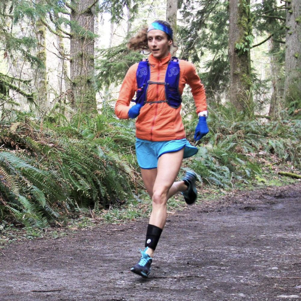 Model view of Pro Tec Shin Splints Compression Wrap.