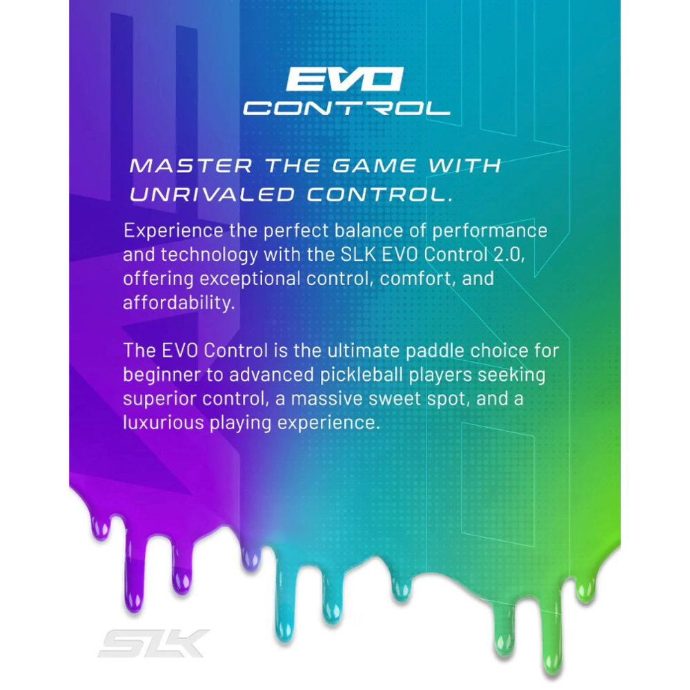 Details of SLK by Selkirk Evo 2.0 Control Pickleball Paddle.