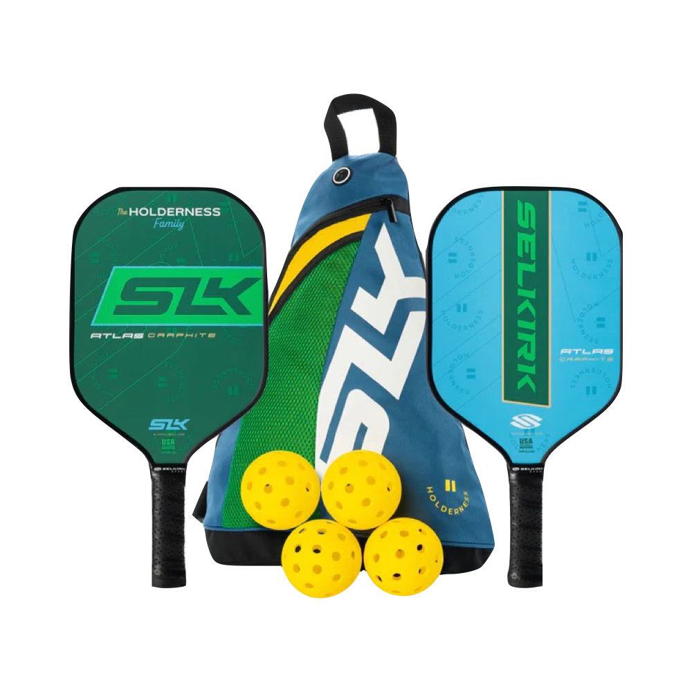 Front view of SLK by Selkirk The Holderness Family Pickleball Bundle.