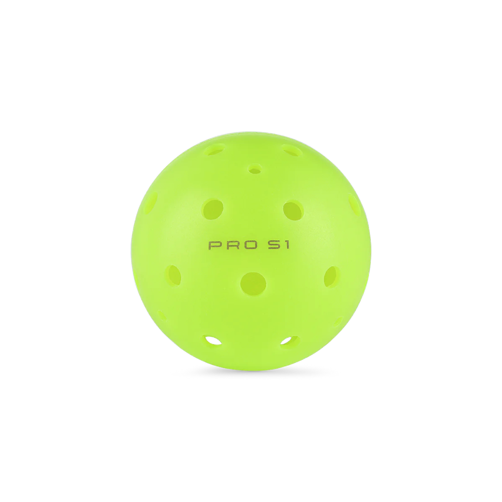 Front view of Selkirk Pro S1 Pickleball Balls.