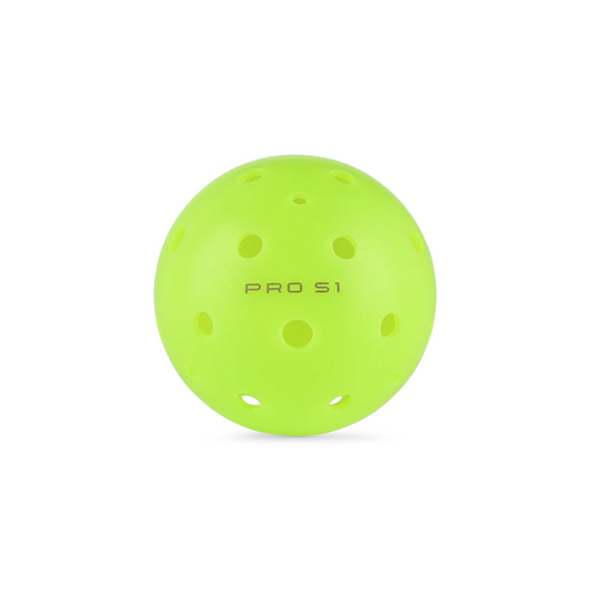 Front view of Selkirk Pro S1 Pickleball Balls.