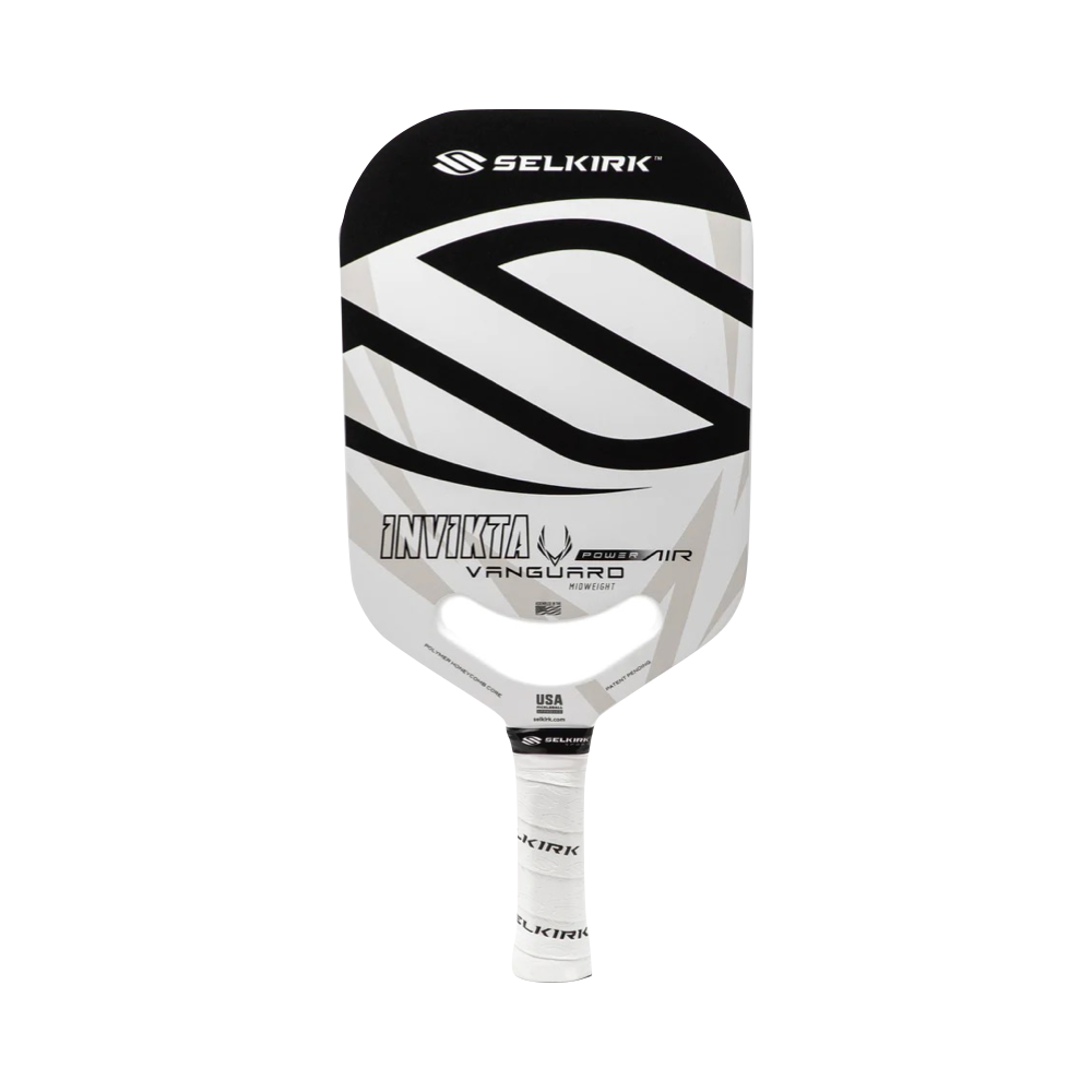 Front view of Selkirk Vanguard Power Air Invikta Paddle.