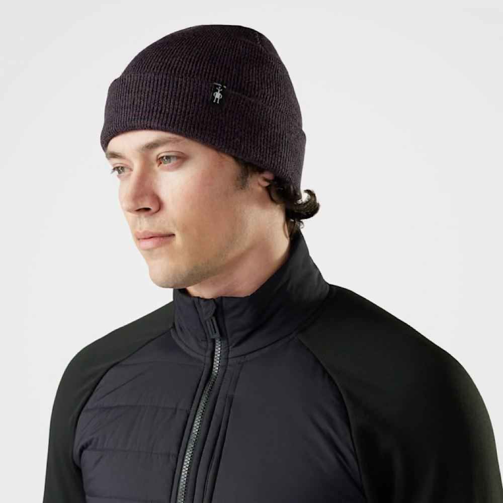 Model view of Smartwool Cozy Cabin Hat.