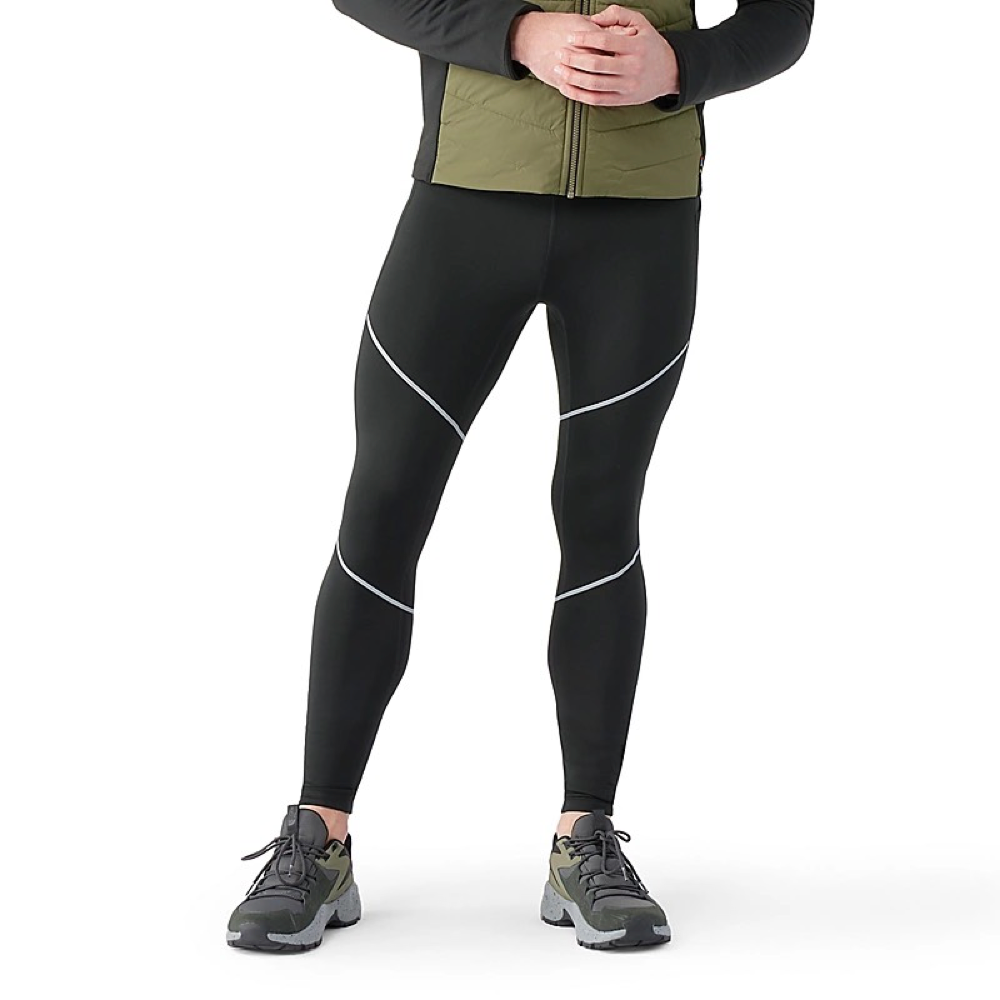 Model view of Smartwool Active Fleece Tight for men.