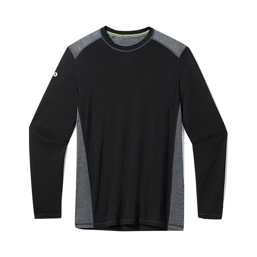 Front view of Smartwool Active Long Sleeve Tech Tee for men.