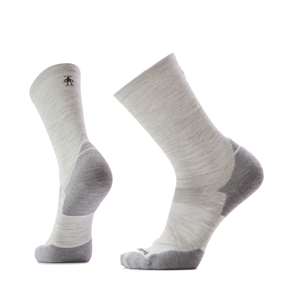 Side (left) view of Smartwool Run Cold Weather Crew Socks for men.