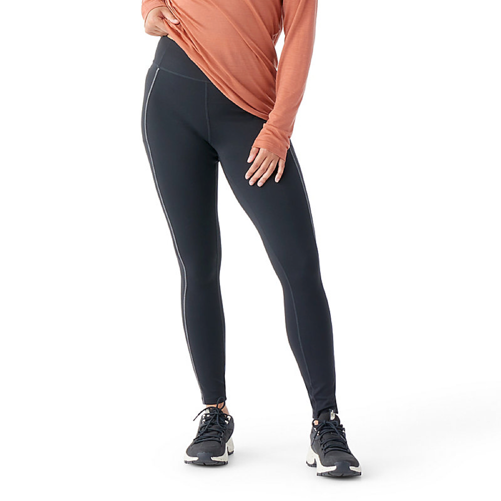 Model view of Smartwool Run Legging for women.