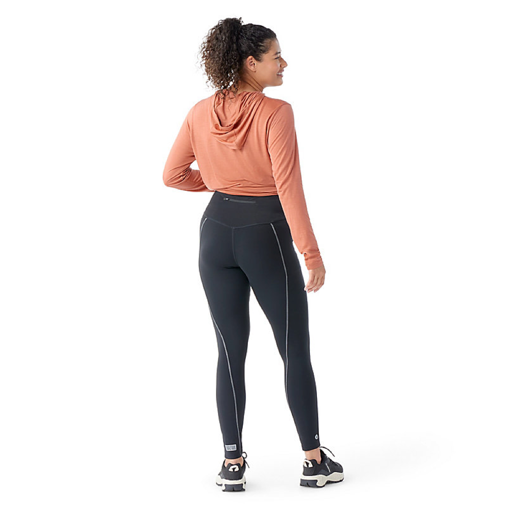 Model view of Smartwool Run Legging for women.