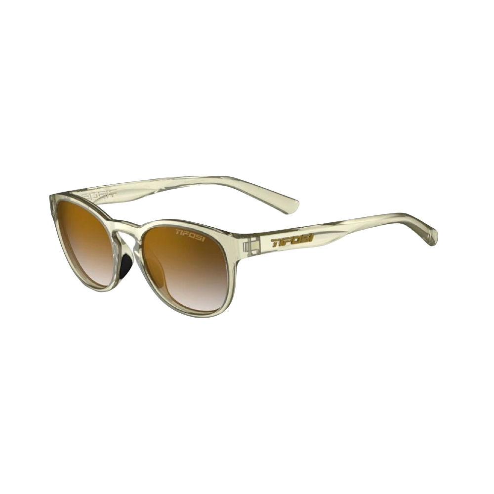 Tifosi Svago Sunglasses in Crystal Champagne + Brown Gradient Lenses