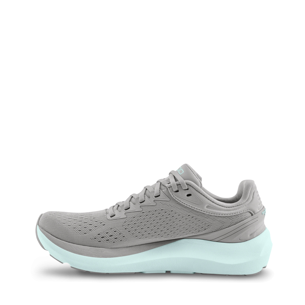 Side (left) view of Topo Phantom 3 Running Sneaker for women.