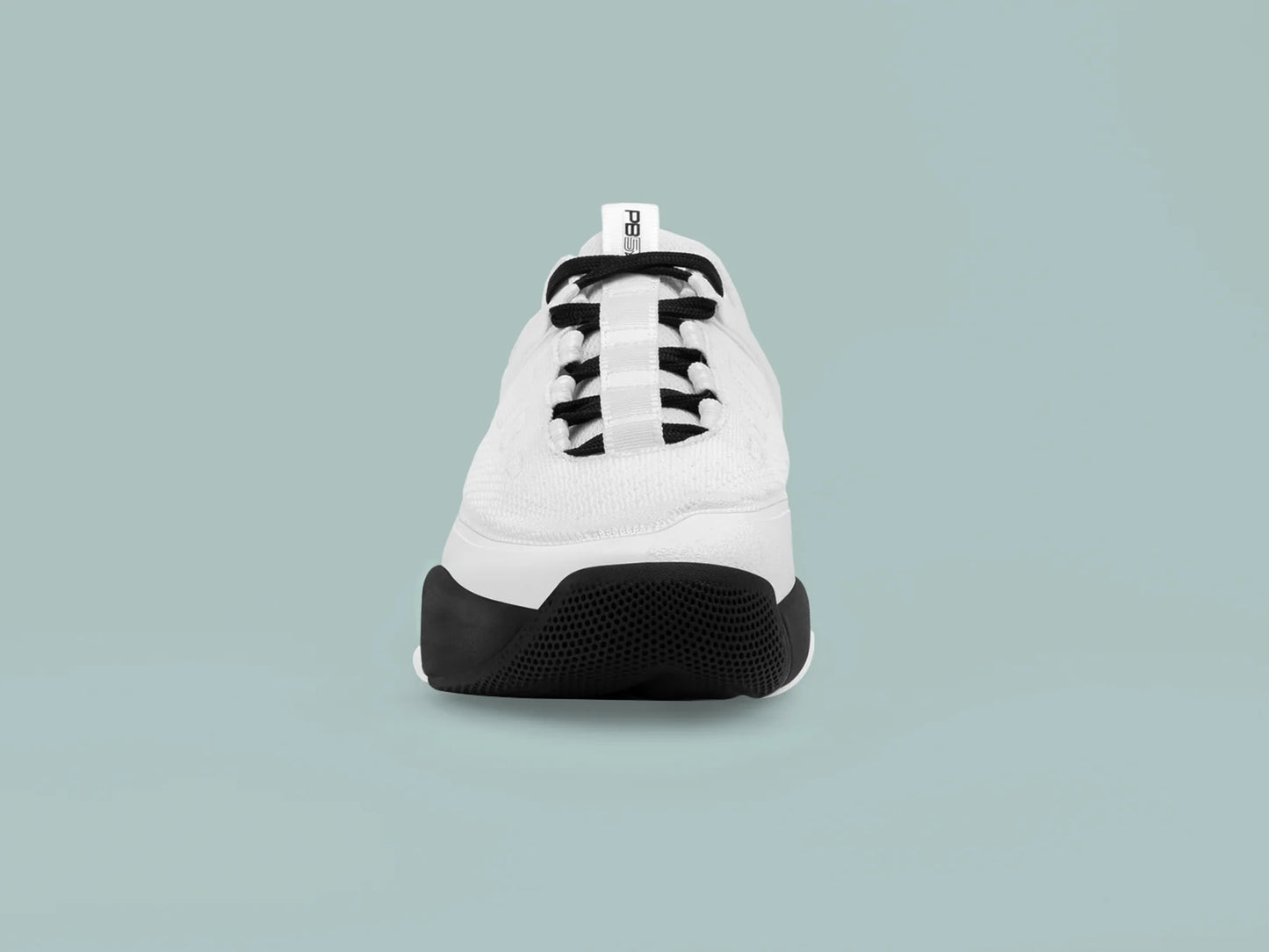 PB5star Women's PB5 Court 2 Court Sneaker in White/Black