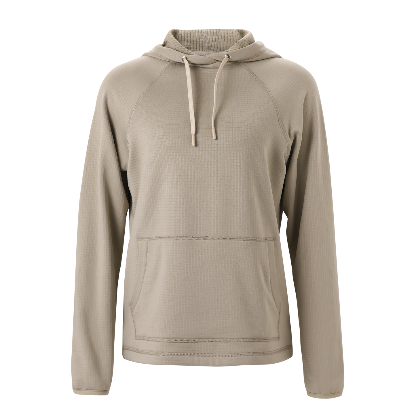 Mitten Running Co. Women's Waffle Hoodie in Pelican