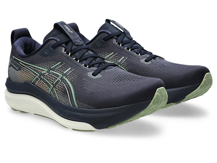 Asics Men's Gel-Kayano 33 Sneaker in Midnight/Khaki Green