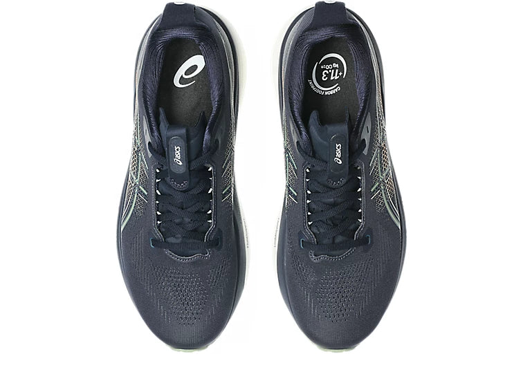 Asics Men's Gel-Kayano 33 Sneaker in Midnight/Khaki Green