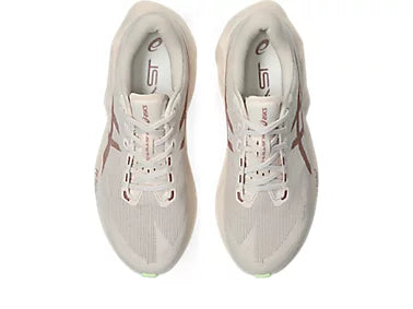 Asics Men's Novablast 6 Sneaker in Rose Dust/Illuminate Yellow