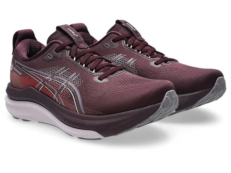 Asics Women's Gel-Kayano 33 Sneaker in Dark Aubergine/Dahlia