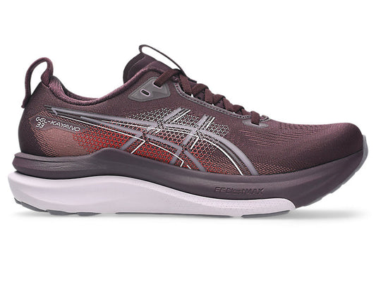Asics Women's Gel-Kayano 33 Sneaker in Dark Aubergine/Dahlia