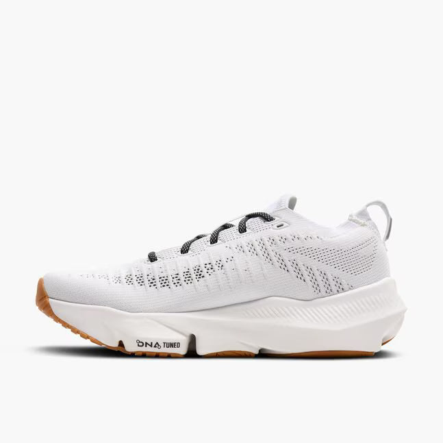 Brooks Men's Glycerin Flex Sneaker in White/Black/Gum