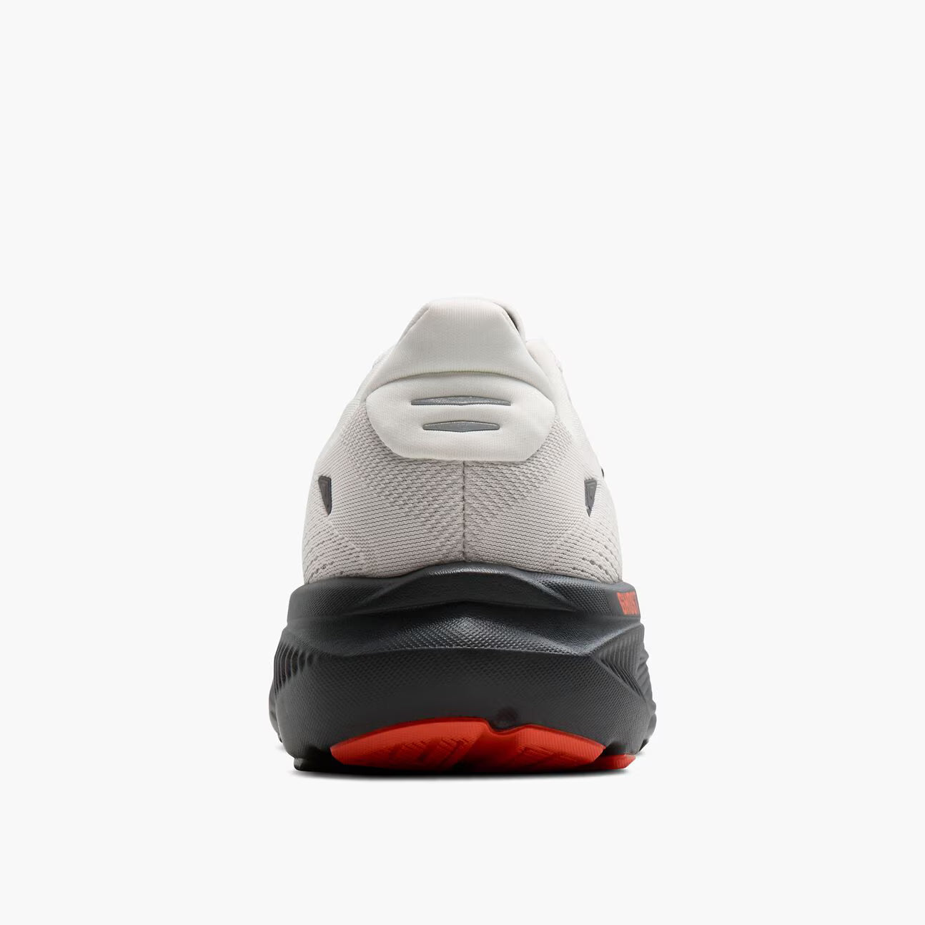 Brooks Men's Ghost 18 Sneaker in Coconut/Pearl/Tigerlily