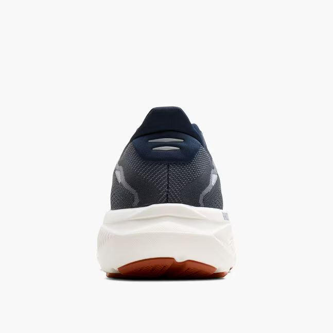 Brooks Men's Ghost 18 Sneaker in Navy Blazer/Red Earth/Blue