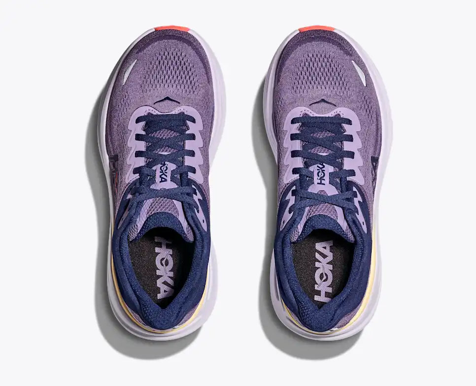 Hoka Women's Bondi 9 Sneaker in Berry Jam/Berry Patch