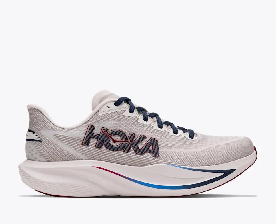 Hoka Men's Mach 7 Sneaker in Putty/Grout