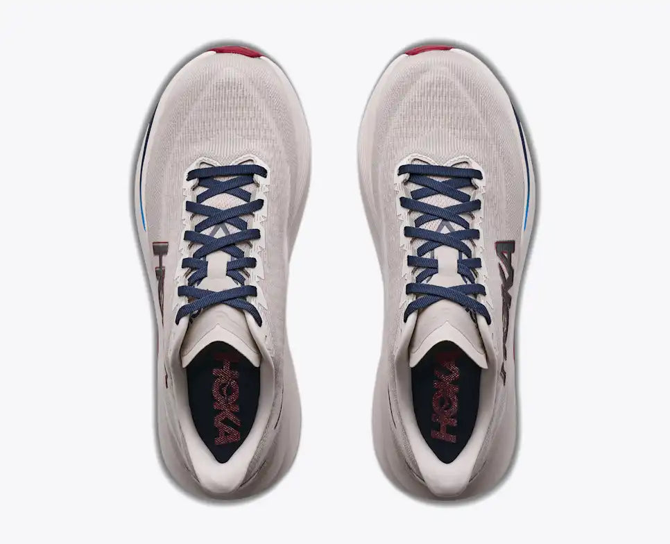 Hoka Men's Mach 7 Sneaker in Putty/Grout