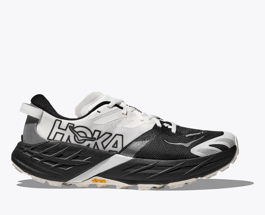Hoka Men's Speedgoat 7 Sneaker in Black/White
