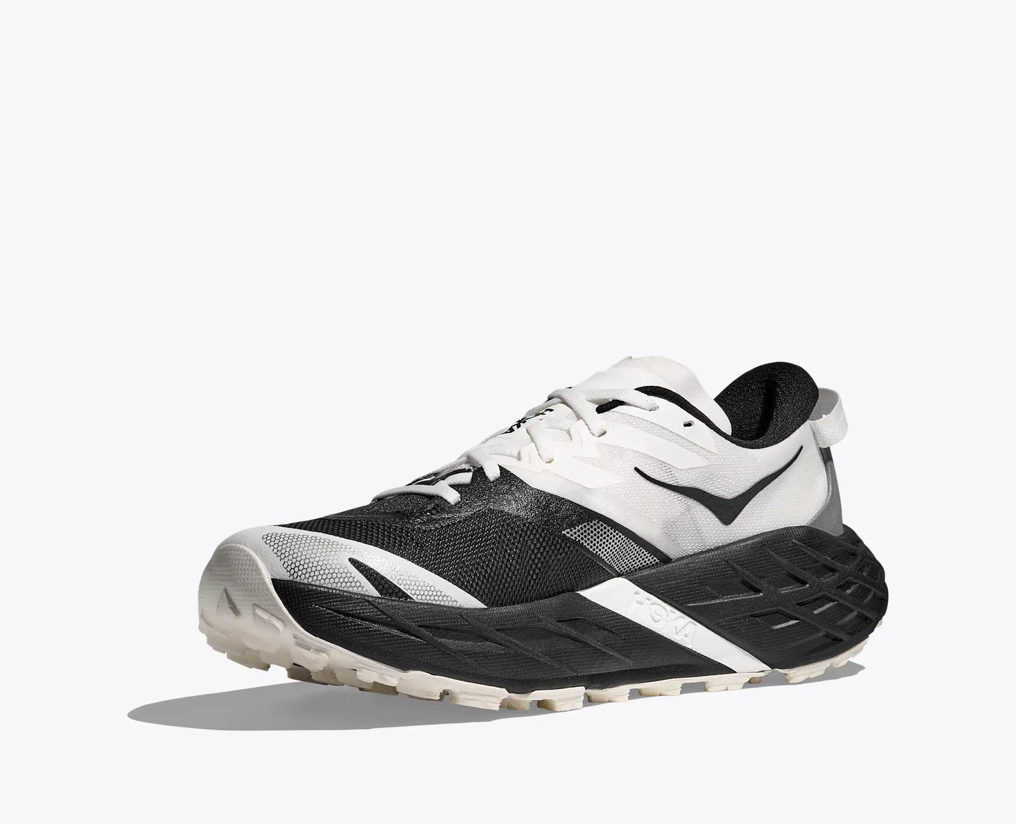 Hoka Men's Speedgoat 7 Sneaker in Black/White
