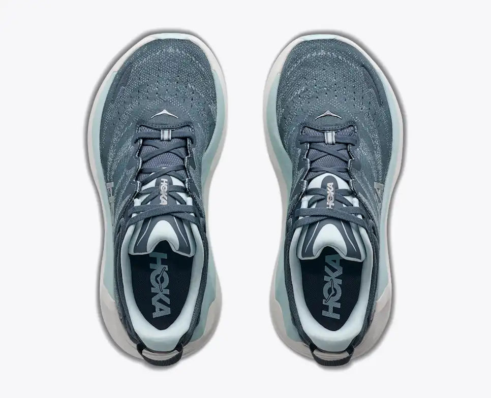 Hoka Women's Gaviota 6 Sneaker in Faded Navy/Glimmering Blue