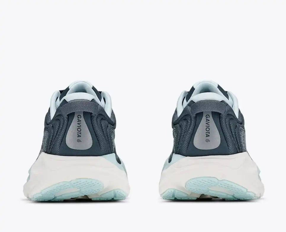 Hoka Women's Gaviota 6 Sneaker in Faded Navy/Glimmering Blue