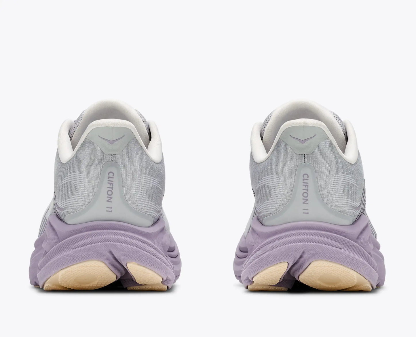 Hoka Women's Clifton 11 Sneaker in Stardust/Mellow Lilac