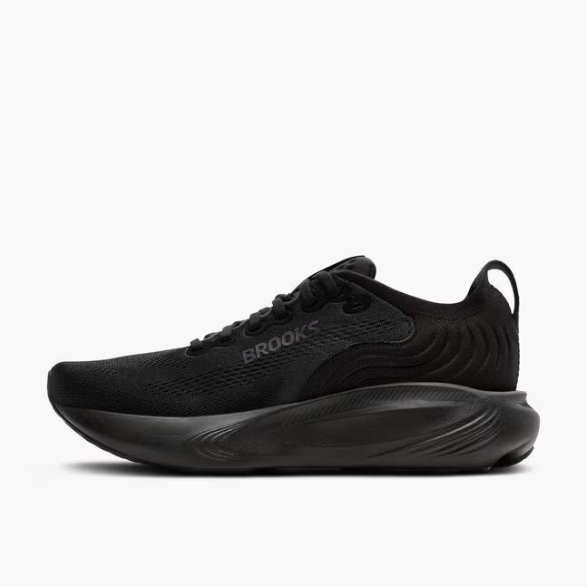 Brooks Women's Adrenaline GTS 25 Sneaker in Black/Black/Ebony