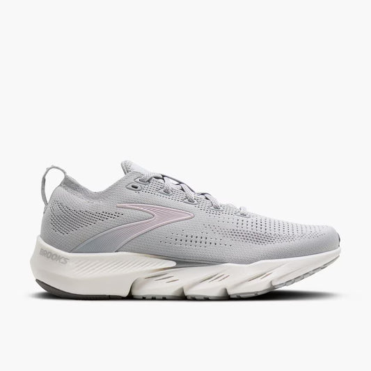 Brooks Women's Glycerin Flex Sneaker in Harbor Mist/Poppy Seed/Pink