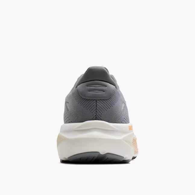 Brooks Women's Ghost 18 Sneaker in Grey/Morganite/Coconut