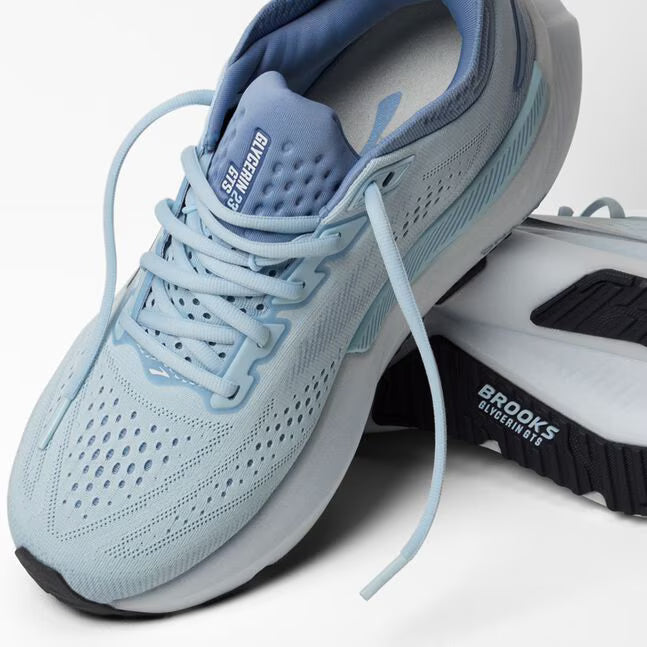 Brooks Women's Glycerin GTS 23 Sneaker in Nantucket Breeze/Rain/Clear