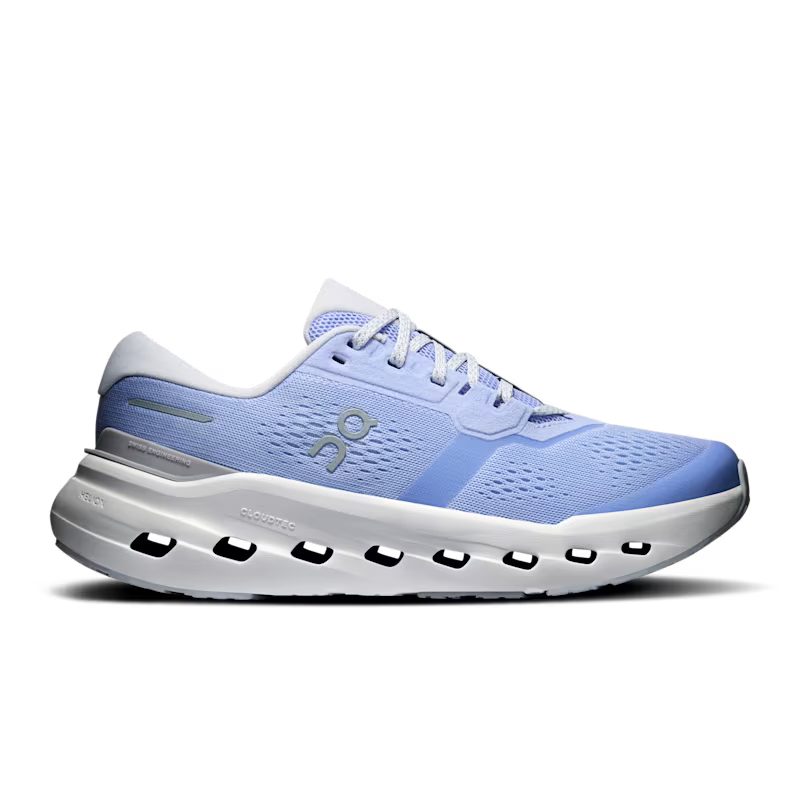 On Women's Cloudrunner 3 Sneaker in Myrtle/Platinum