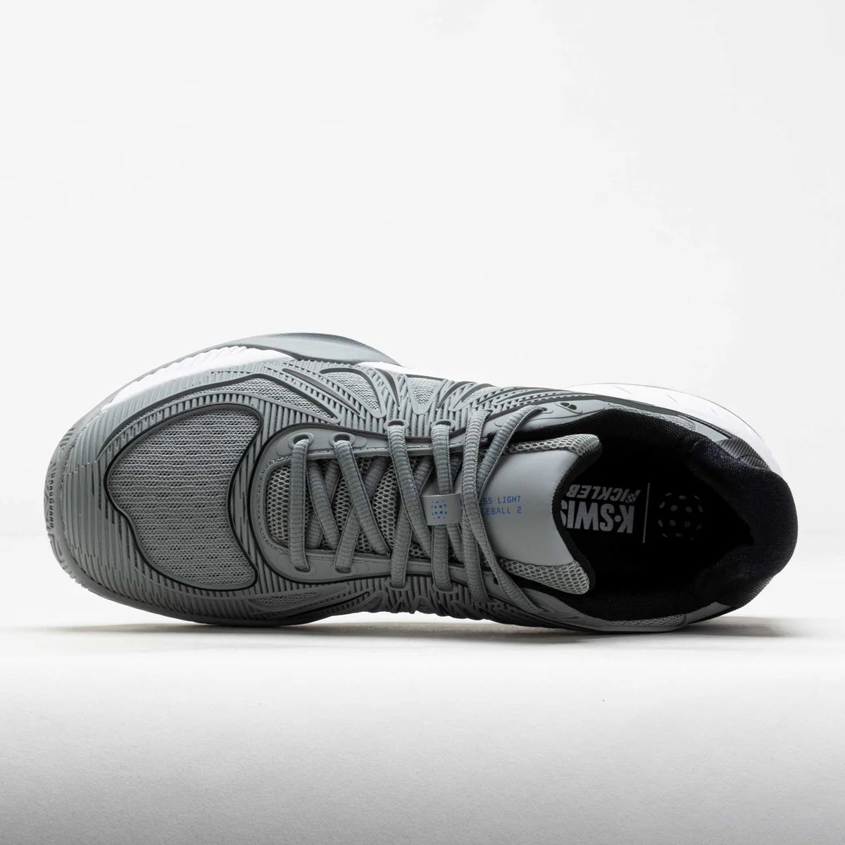 K-Swiss Men's Express Light Pickleball 2 Count Sneaker in Ultimate Gray/White/Black