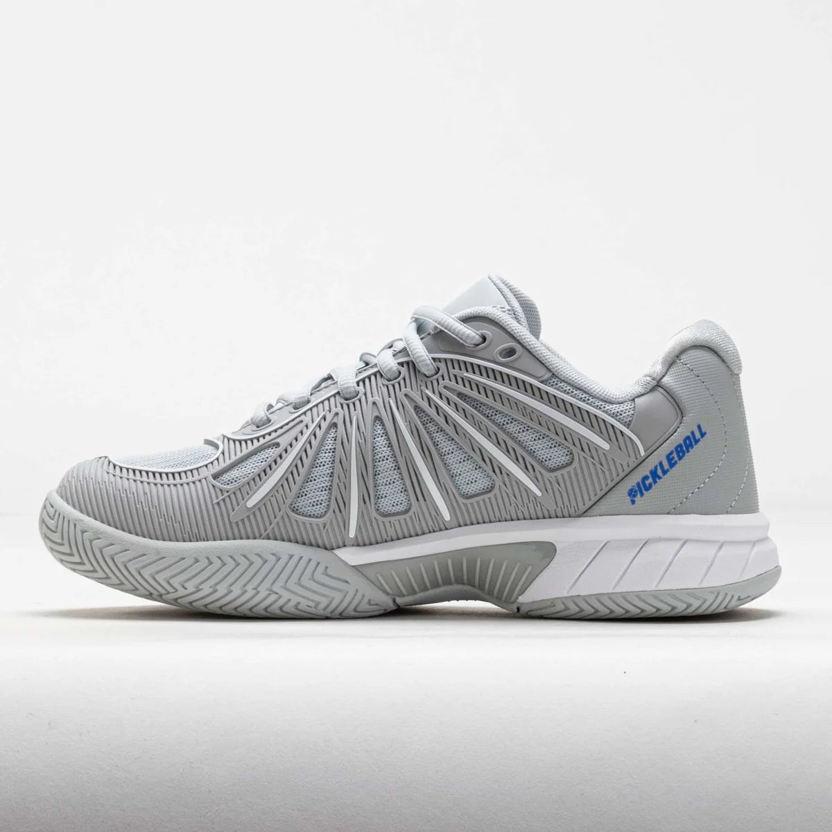 K-Swiss Women's Express Light Pickleball 2 Court Sneaker in Glacier Gray/White
