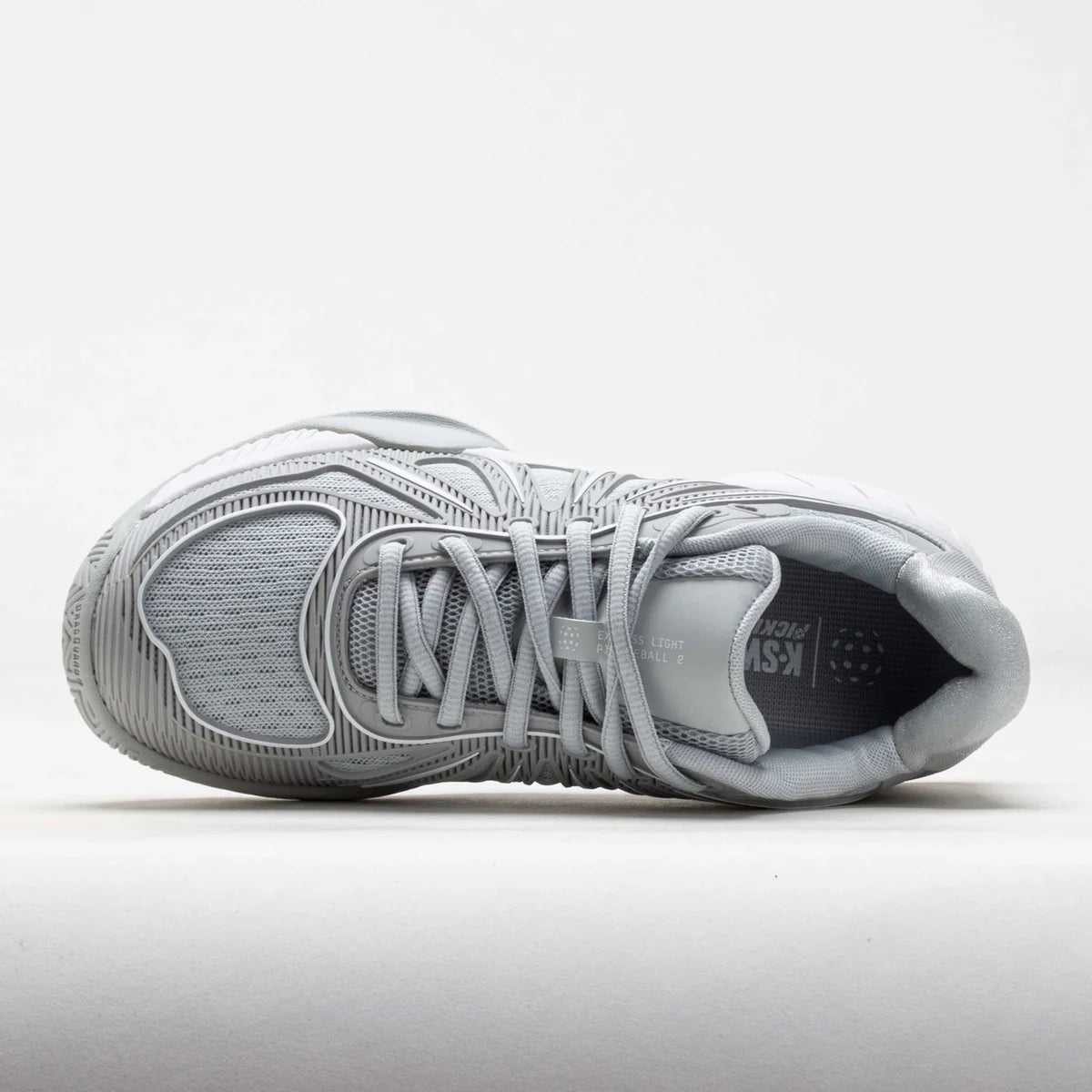 K-Swiss Women's Express Light Pickleball 2 Court Sneaker in Glacier Gray/White