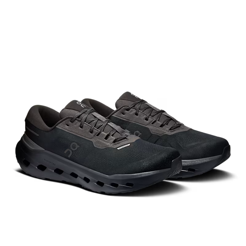 On Men's Cloudrunner 3 Waterproof Sneaker in Black/Black