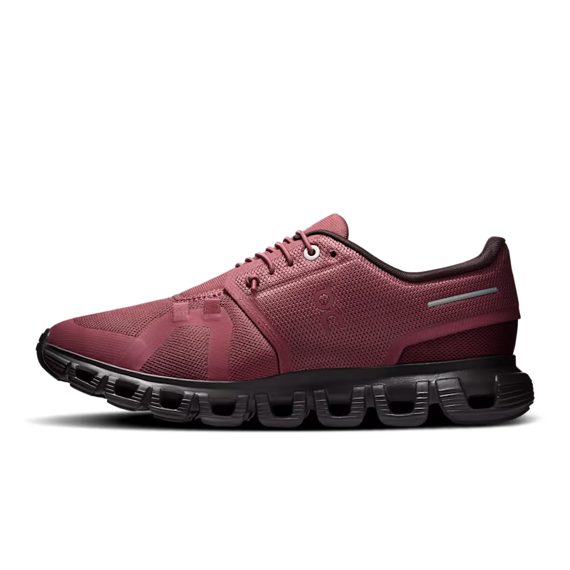 On Women's Cloud 6 Sneaker in Barberry/Ox