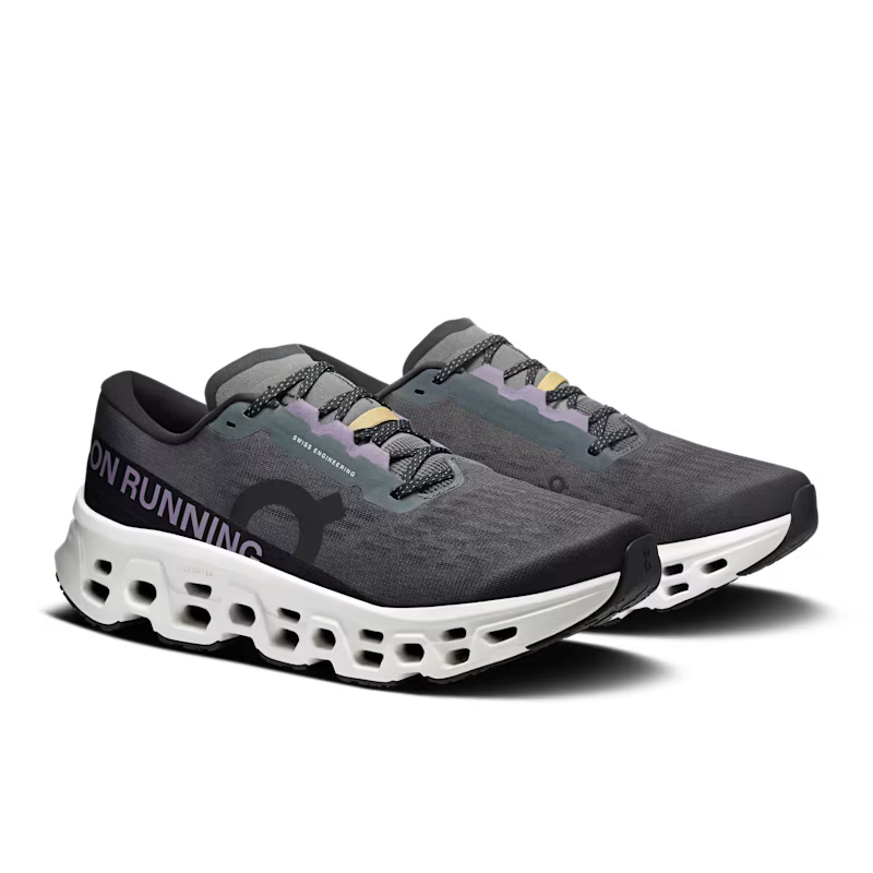 On Men's Cloudmonster 3 Sneaker in Eclipse/Frost